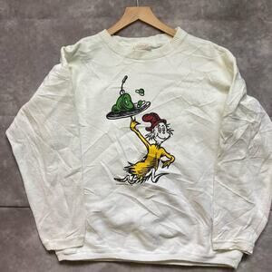 Vintage 1994 Dr Suess Green Eggs and Ham Crewneck Sweatshirt